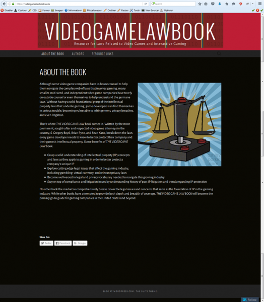 Video Game Law Book  Site Desktop Ashley Parkin